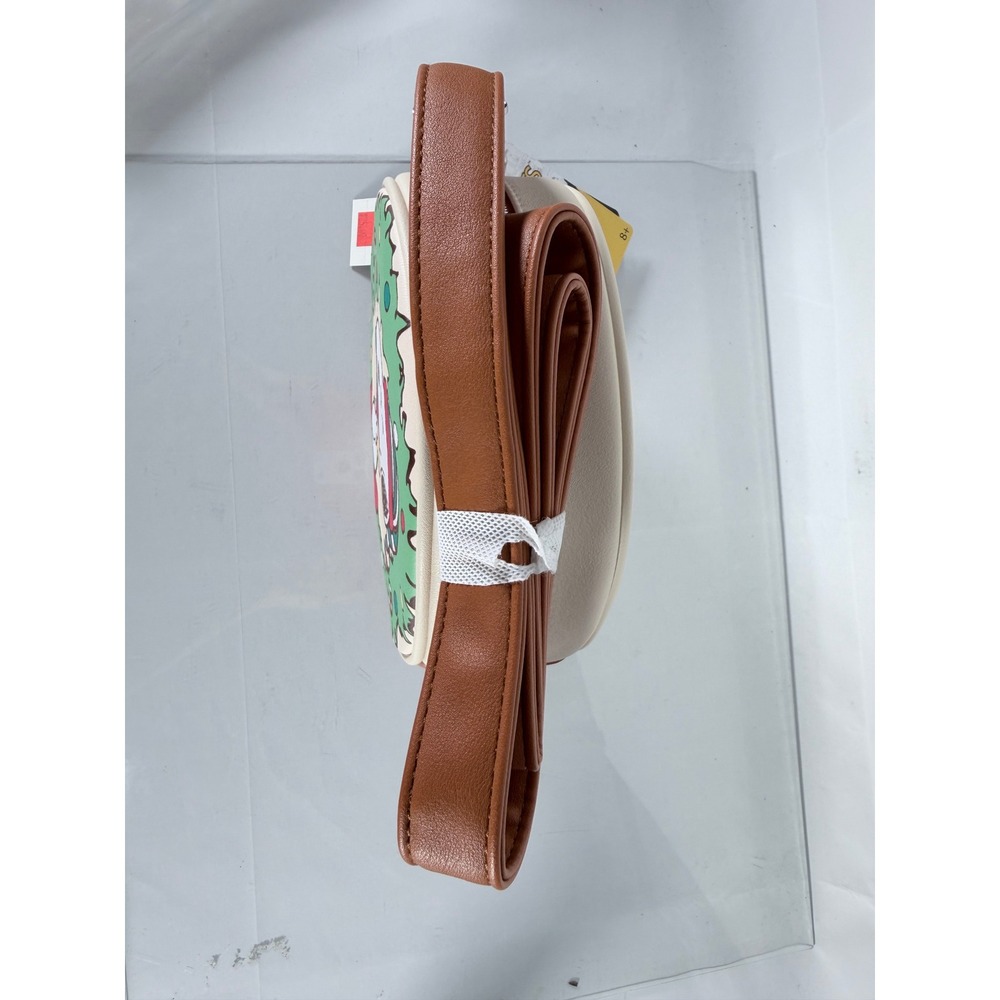 Loungefly Peanuts Snoopy Christmas Wreath Crossbody Bag Green White 34589019 - Picture 4 of 6